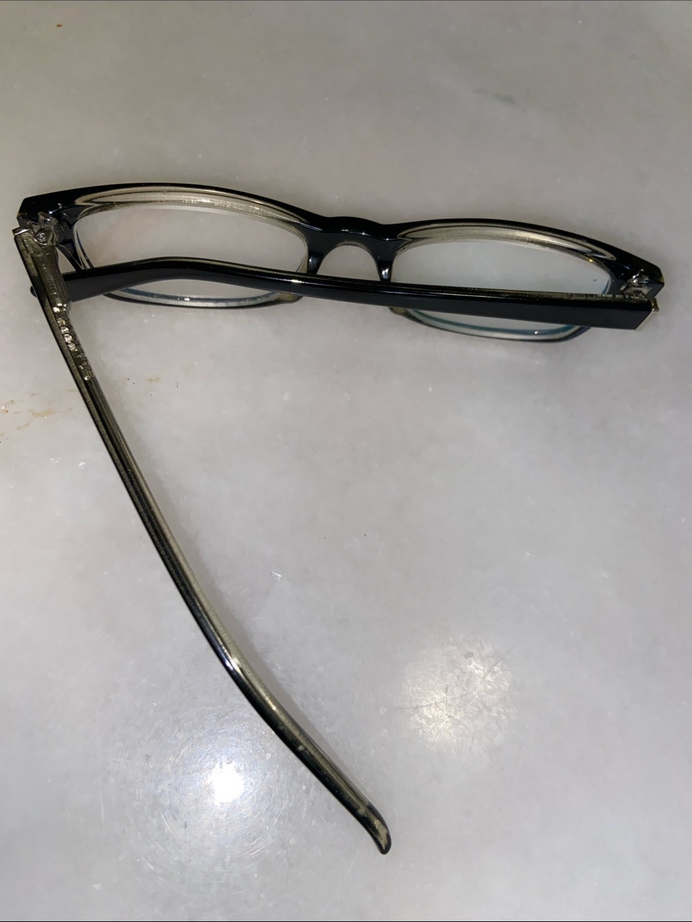 Men's Black Rectangular Reading Glasses — Sleek Everyday Frames Unisex Frame